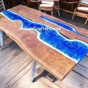 Epoxy Resin Conference table , Epoxy Dining table, Home office decoration, Home Garden furniture