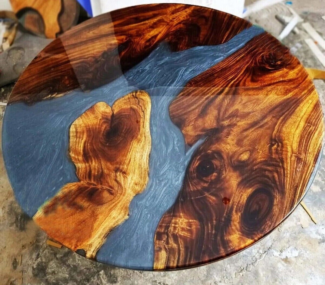 Epoxy Coffee Table Top , Epoxy Round Resin Table Top, Home Decor