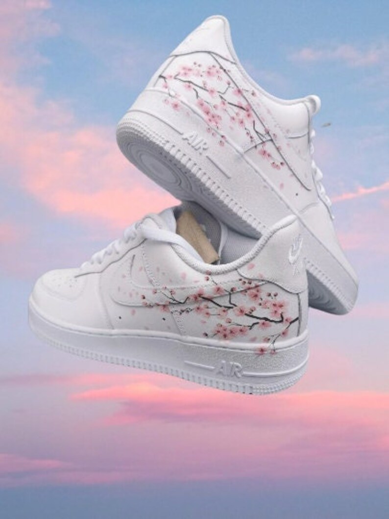 Pink Blossom // Custom Made Nike Air Force 1 | Etsy Ireland