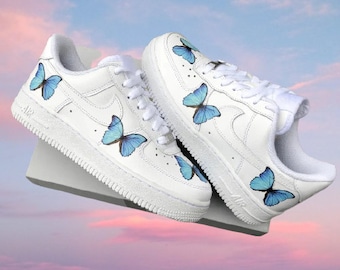 af1 blue butterfly