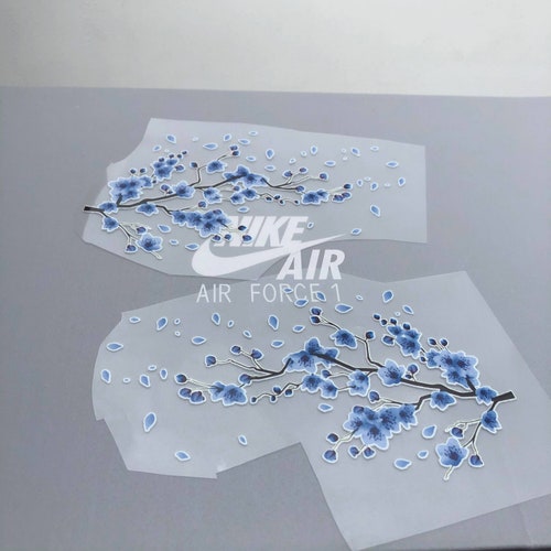 Blue Butterfly Heat Transfer Sticker for Shoes Iron on Etsy