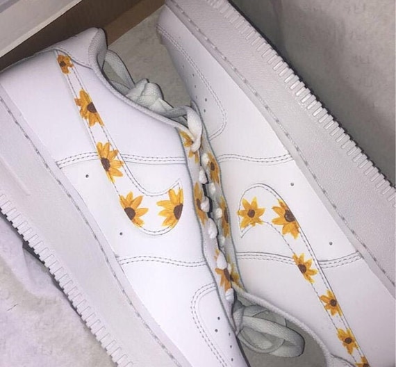 air force 1 custom sunflower