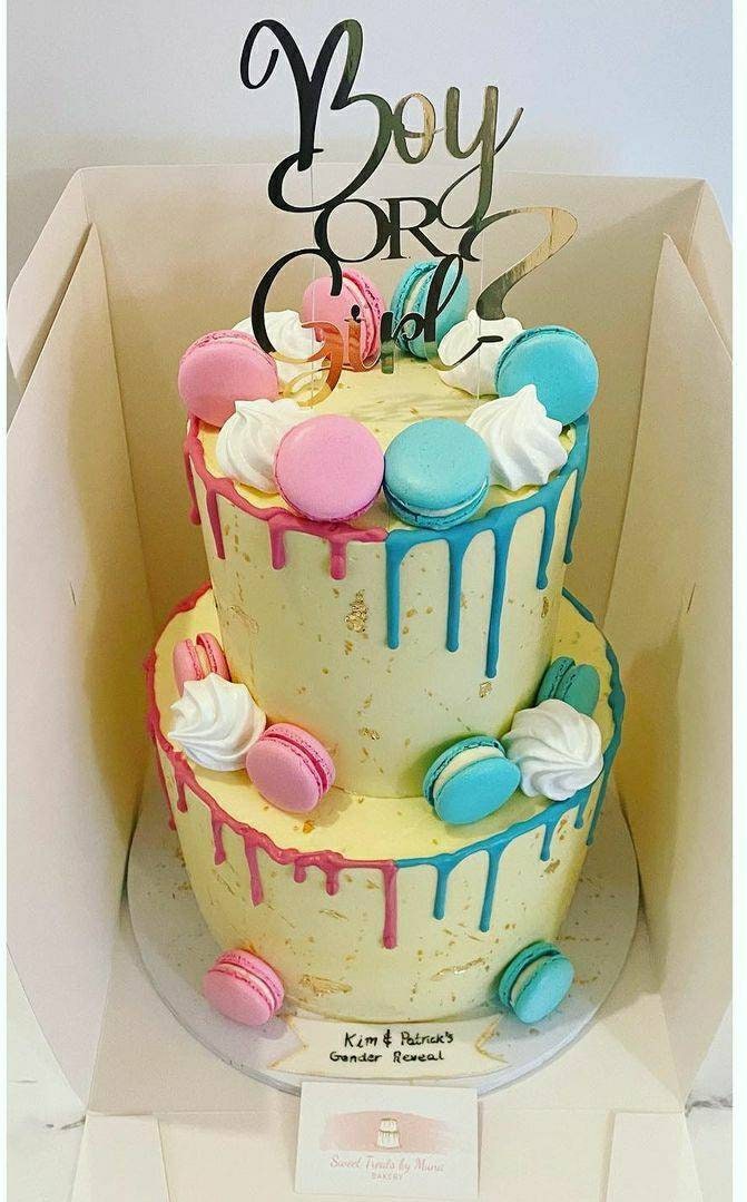 Boy or Girl Cake Topper / Gender Reveal Cake Topper / Baby Etsy UK