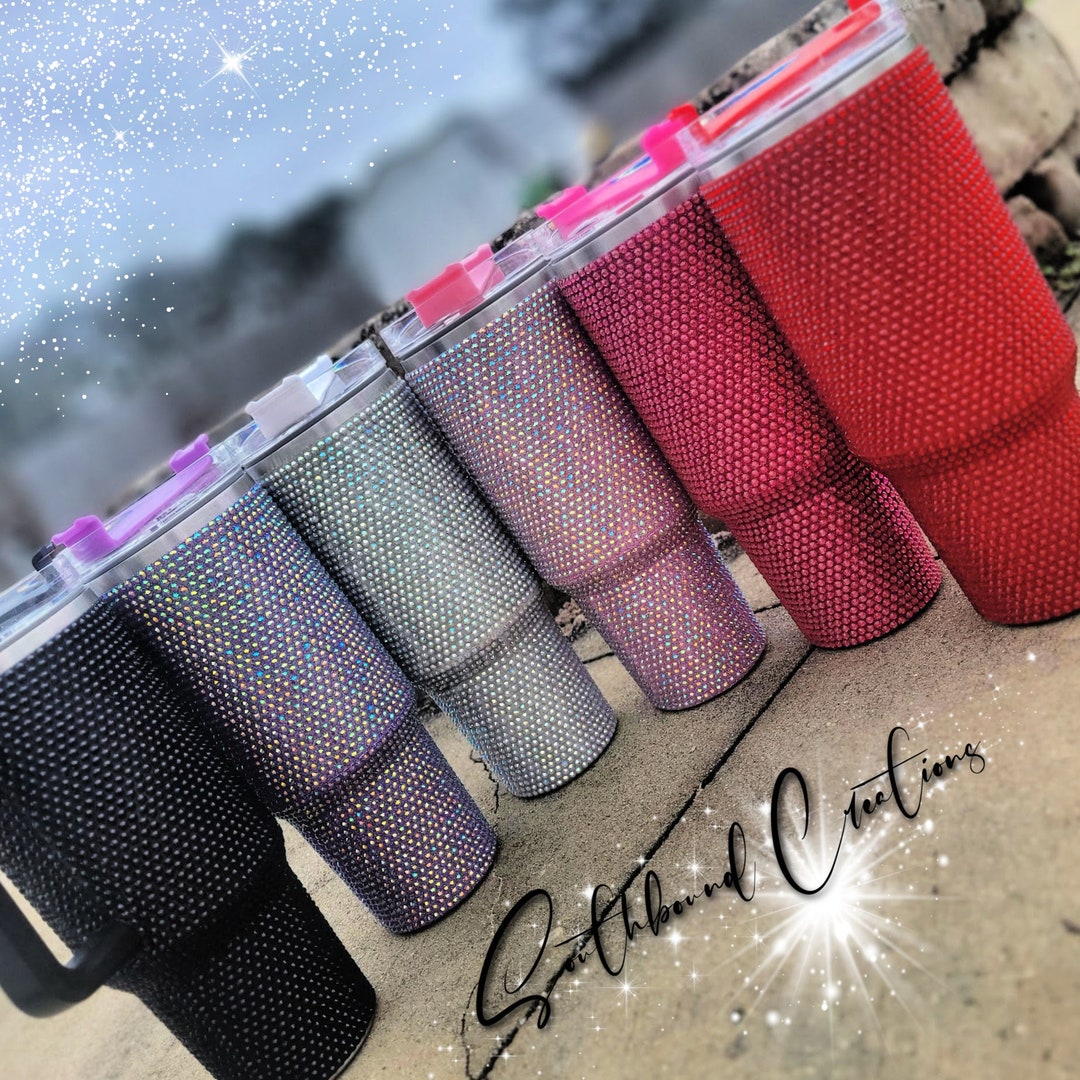 40 Ounce Rhinestone Tumblers With Multiple Color Choices, 40 Ounce ...