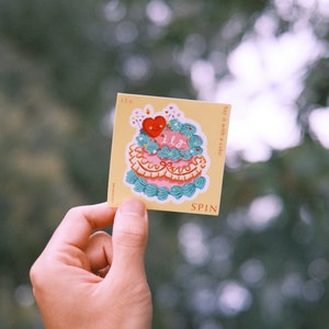 ti amo (impermeabile, antigraffio, di alta qualità, diari, agende, carino, cibo, dessert, torta, natura, viaggio, viaggio, coreano, 다꾸)