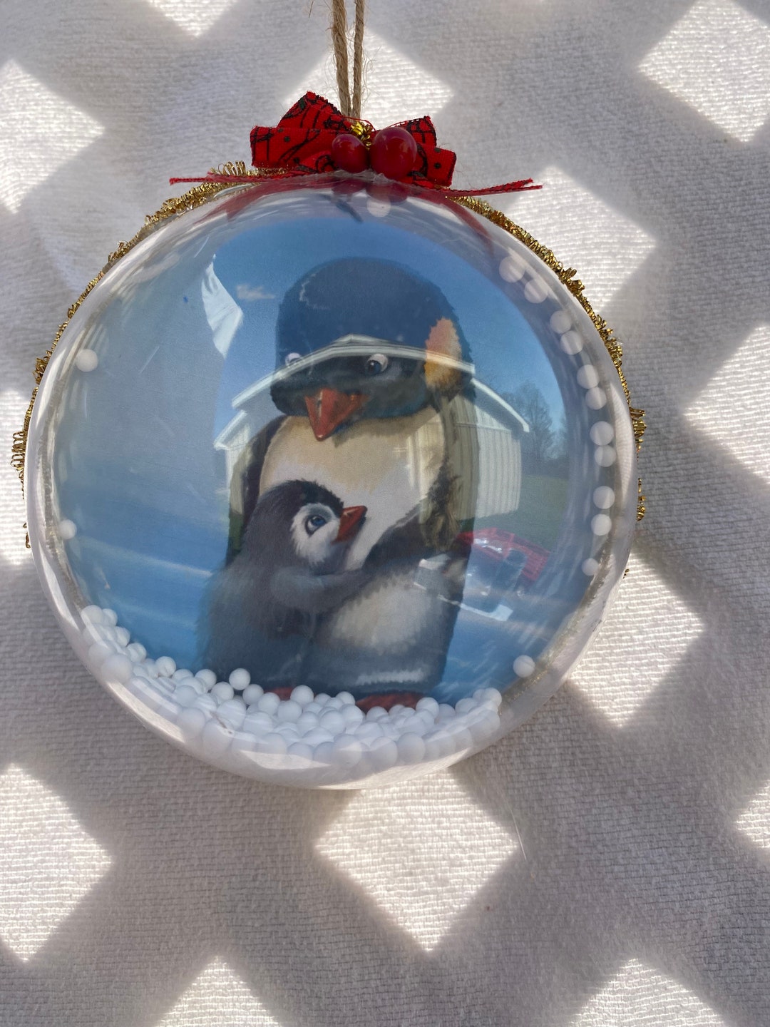 Penguin Ornament, Christmas Ornament, Holiday Ornament, Ornaments, Tree ...
