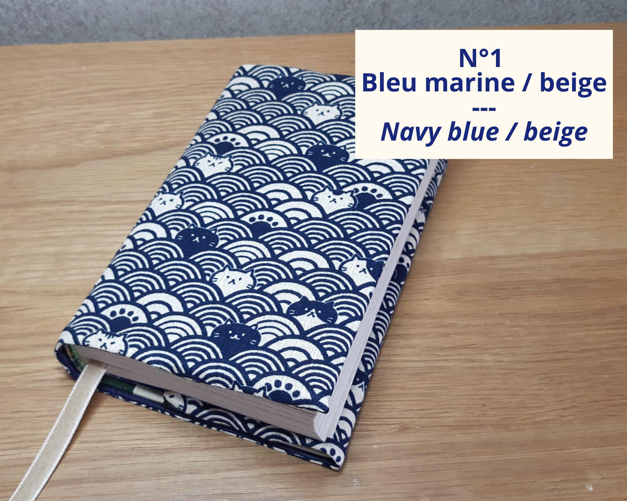 Housse de livre, réglable - Protection pour livres, imperméable, adaptable à toute épaisseur