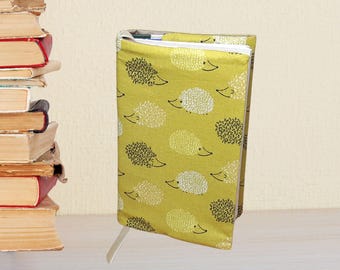 Verstellbarer igelförmiger Buchumschlag für Hardcover- und Taschenbücher, verstellbarer Stoffbuchumschlag, Schutzhülle für Taschen- und Großformatromane