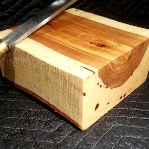 1) One 8&quot;×8&quot;×4&quot; American Hickory Bowl Blanks/ Lathe Turning Wood. Woodworker supplies, Hardwood blocks. Woodturning