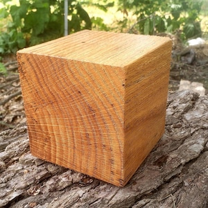 5&quot;X5&quot;X5&quot; Red Oak bowl Blank. Thick Turning material. Turning Wood Carving blanks.size. Woodworker gifts. Gifts for men. Carpenter supplies.