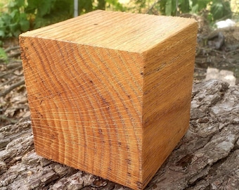 5&quot;X5&quot;X5&quot; Red Oak bowl Blank. Thick Turning material. Turning Wood Carving blanks.size. Woodworker gifts. Gifts for men. Carpenter supplies.