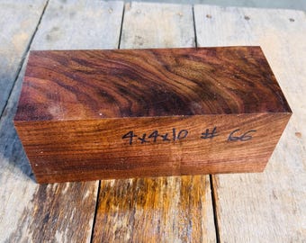 Rare 4"×4"×10"  Old growth Burly  Walnut Crotch blank. Wood turning blanks. Large wood turning. Rare burly walnut. Green/ waxed # 66