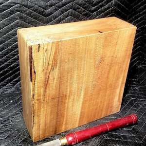 12&quot;×12&quot;×4&quot; Maple Salad Bowl Turning Blank. Lathe, Carving Wood Variety of sizes.