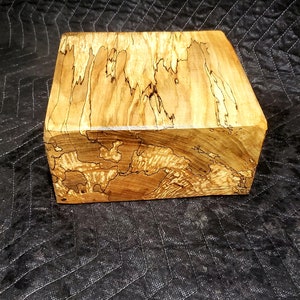 8&quot;×8&quot;×4&quot; Nice Spalted Ambrosia Maple Bowl Turning Blank. Lathe, Carving Wood