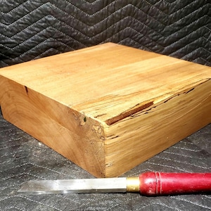 12&quot;×12&quot;×4&quot; Maple Salad Bowl Turning Blank. Lathe, Carving Wood Variety of sizes.