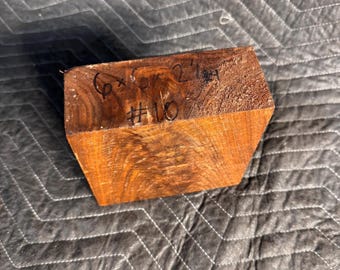 Rare 6"×6"×2.25"  Old growth Burly  Walnut Crotch blank. Wood turning blanks. Large wood turning. Rare burly walnut. Crotch wood.