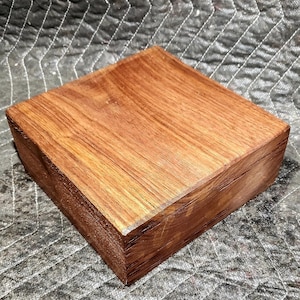 One) 7&quot;×7&quot;×3&quot; Black Walnut Bowl/Platter Turning Blank Square Wood Block Lathe