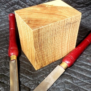 6&quot;×6&quot;×4&quot; Nice Red Oak Bowl Turning Blank. Lathe, Carving Wood vase turning wood. Craft lathe woodworker gifts/ supplies