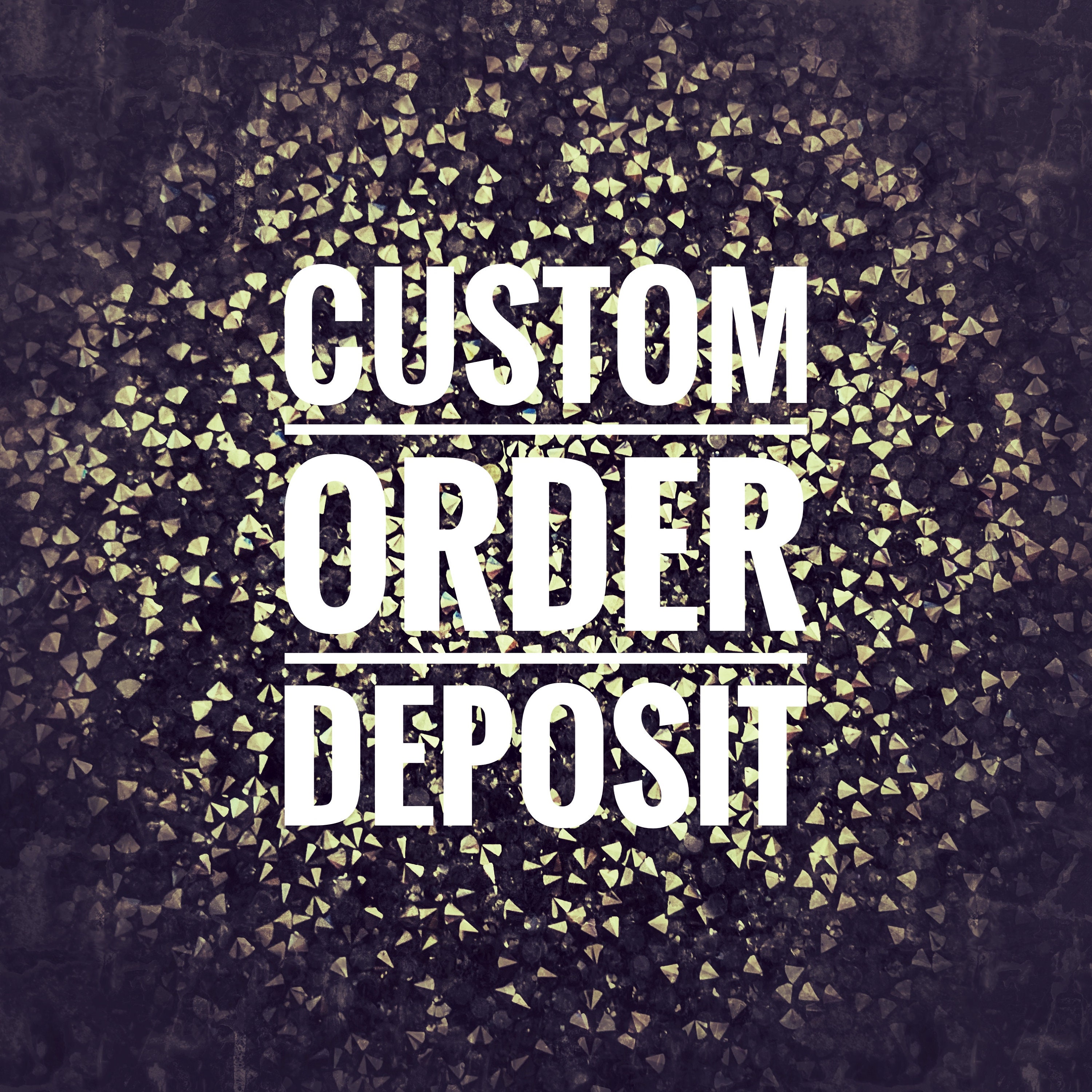 Custom Order Deposit Etsy