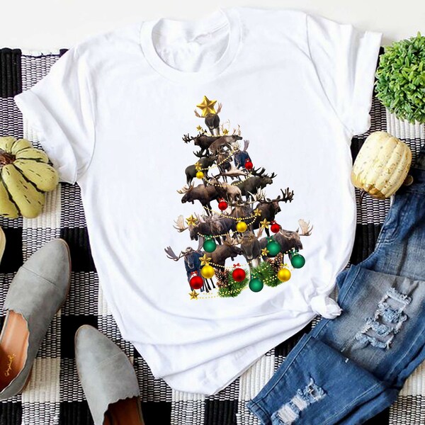 Moose Is Spirit Animal, Xmas or Birthday Moose T Shirt Gift