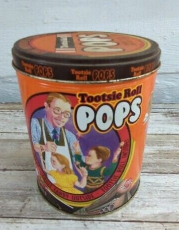 Tootsie Roll Pops Metal Tin - Etsy