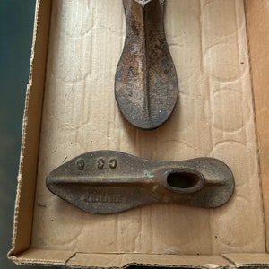 2 Cast Iron Shoe Form Last Malleable C3