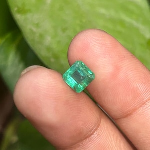 Natural Zambian Emerald: 2.15 Carat Octagon Cut Gemstone