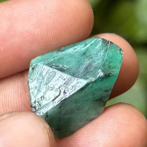 Natural Green Emerald Zambian Rough Loose Gemstone Genuine Green Emerald Zambia Rough Gemstone