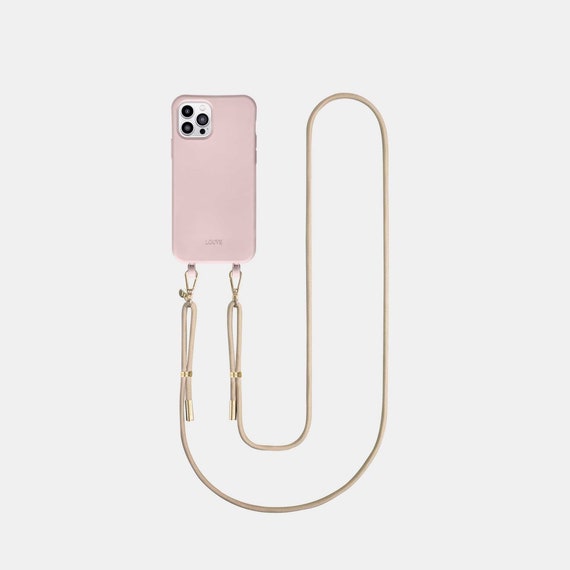 Metallic Pink Phone Crossbody