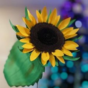 Handmade Paper Sunflower- A Touch of Nature&#39;s Beauty