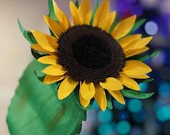 Handmade Paper Sunflower- A Touch of Nature's Beauty