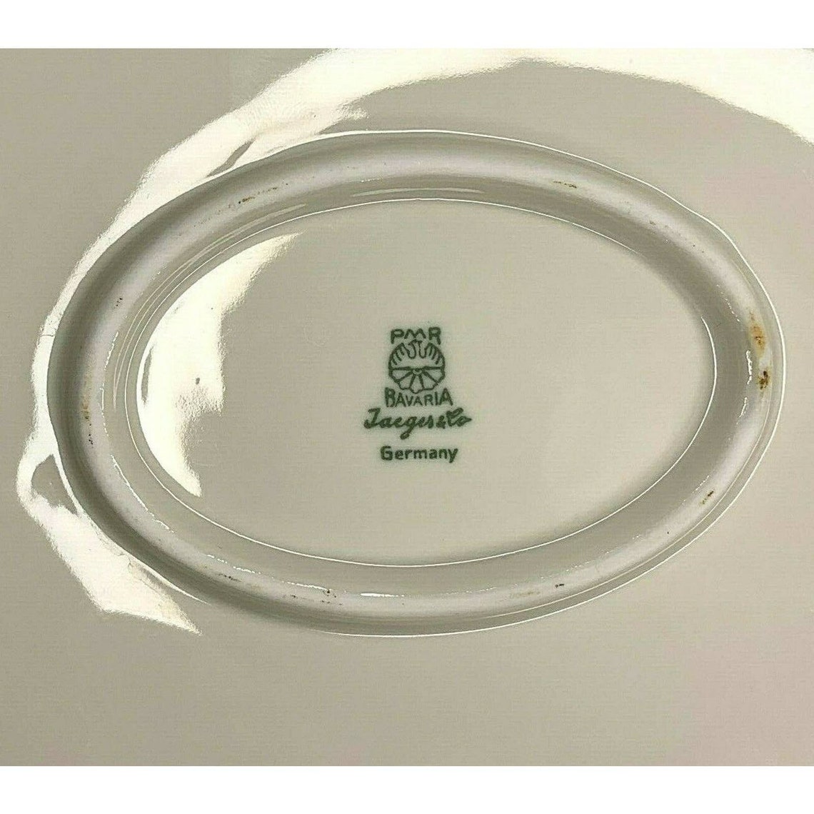 Pmr Bavaria Jaeger & Co Porzellan Wikipedia Vintage PMR Bavaria Jaeger & Co. Platter Gold Trim 13 x | Etsy