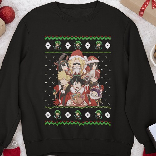 bnha christmas sweater