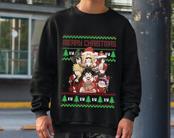 Anime Ugly Sweater Etsy