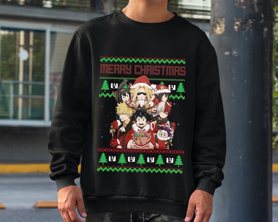 bnha christmas sweater