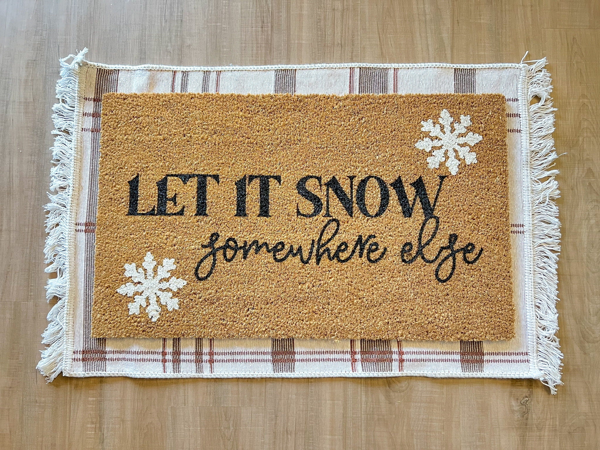 Calloway Mills 112241729 Let It Snow Doormat 17 x 29