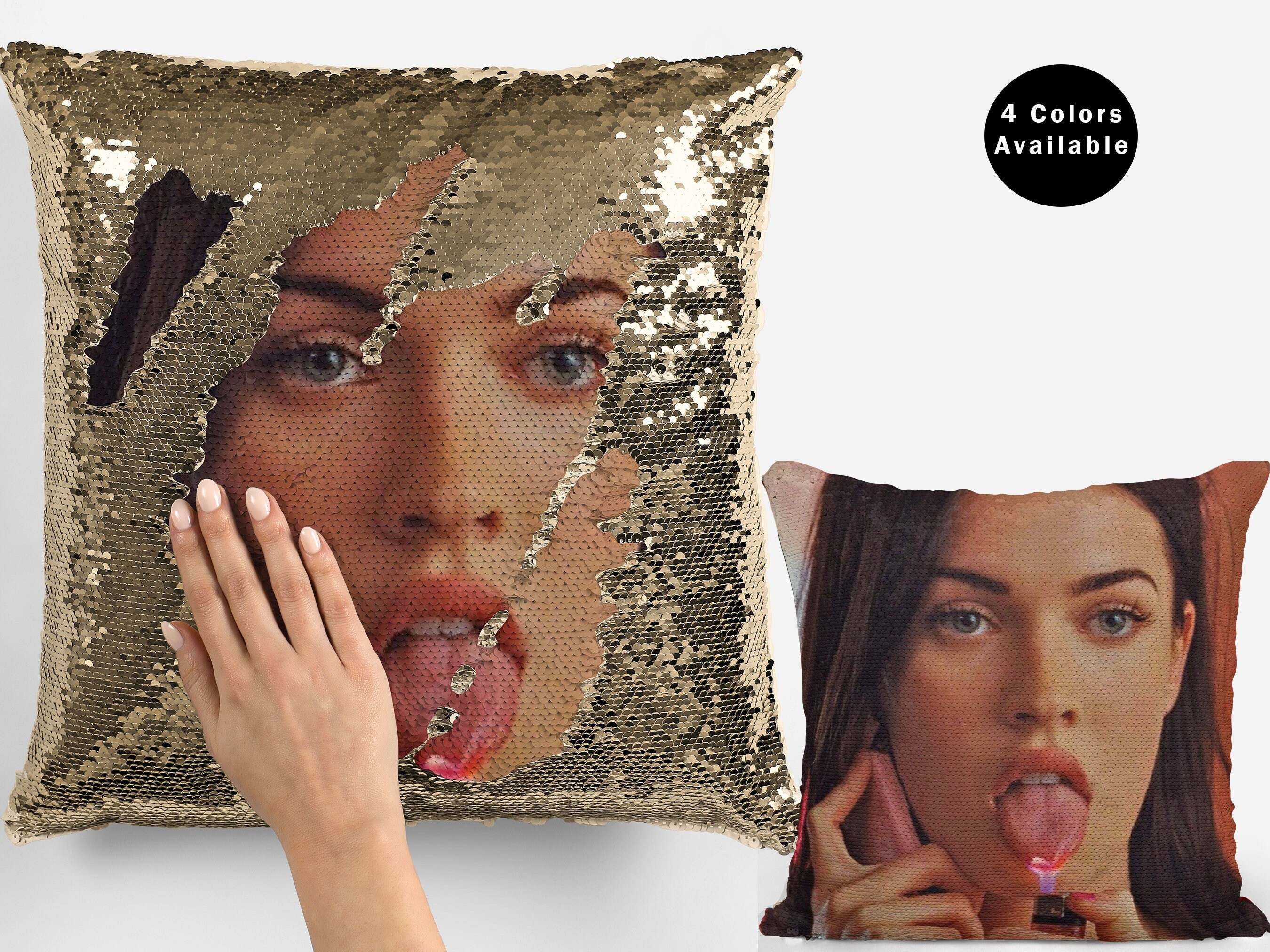 Megan Fox Pillow Etsy