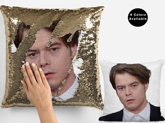 Etsy sequin shop pillow