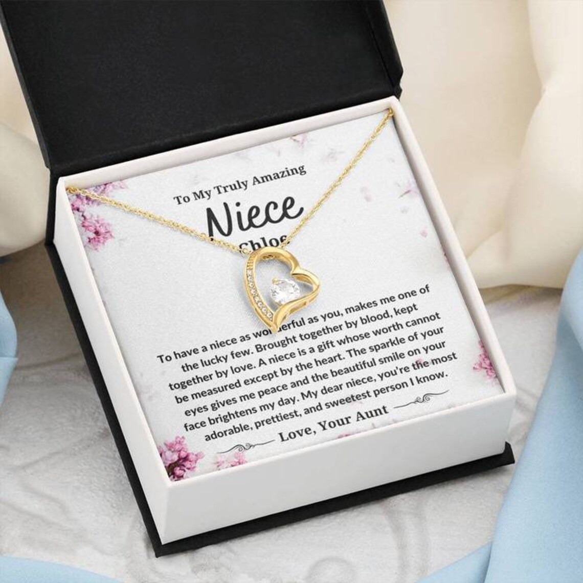 To My Truly Amazing Niece Gift From Aunt Personalized Niece Etsy