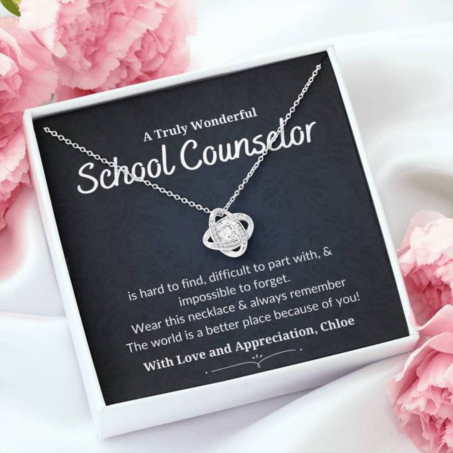 School Counselor Gift for Women School Counselor Necklace Etsy
