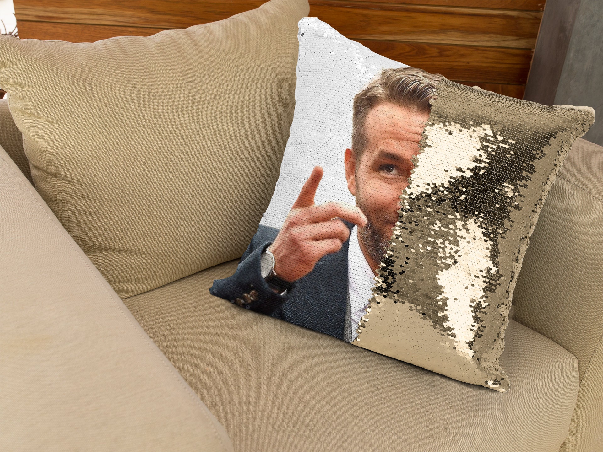 Ryan Reynolds Throw Pillow by Siggy Ellezingue - Pixels