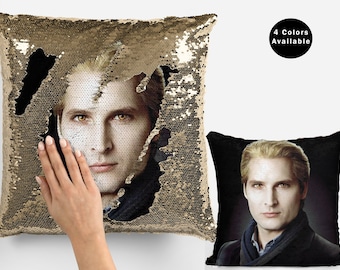 Peter facinelli sequin pillow cover, celebrity sequin pillowcase, carlisle flip sequin pillow case, peter pillow gift idea