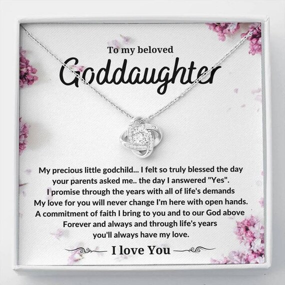 Godmother goddaughter necklace clearance