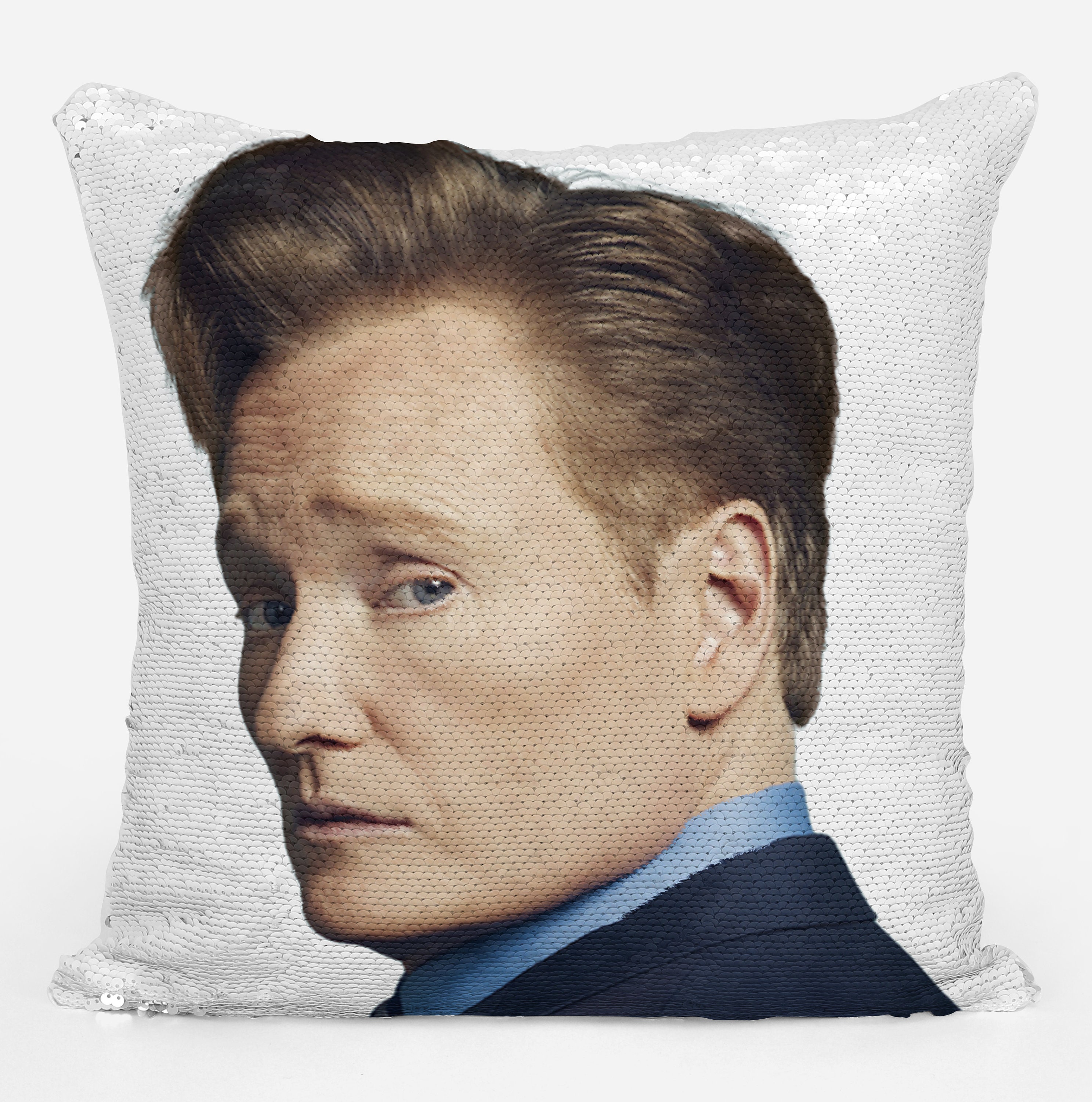 Conan O'brien Sequin Pillow Celebrity Pillow Cushions 