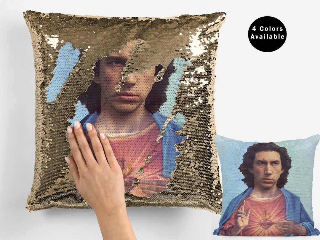 Adam Driver with Dog Photosession Pillow Case, Adam Driver Pillow Cover