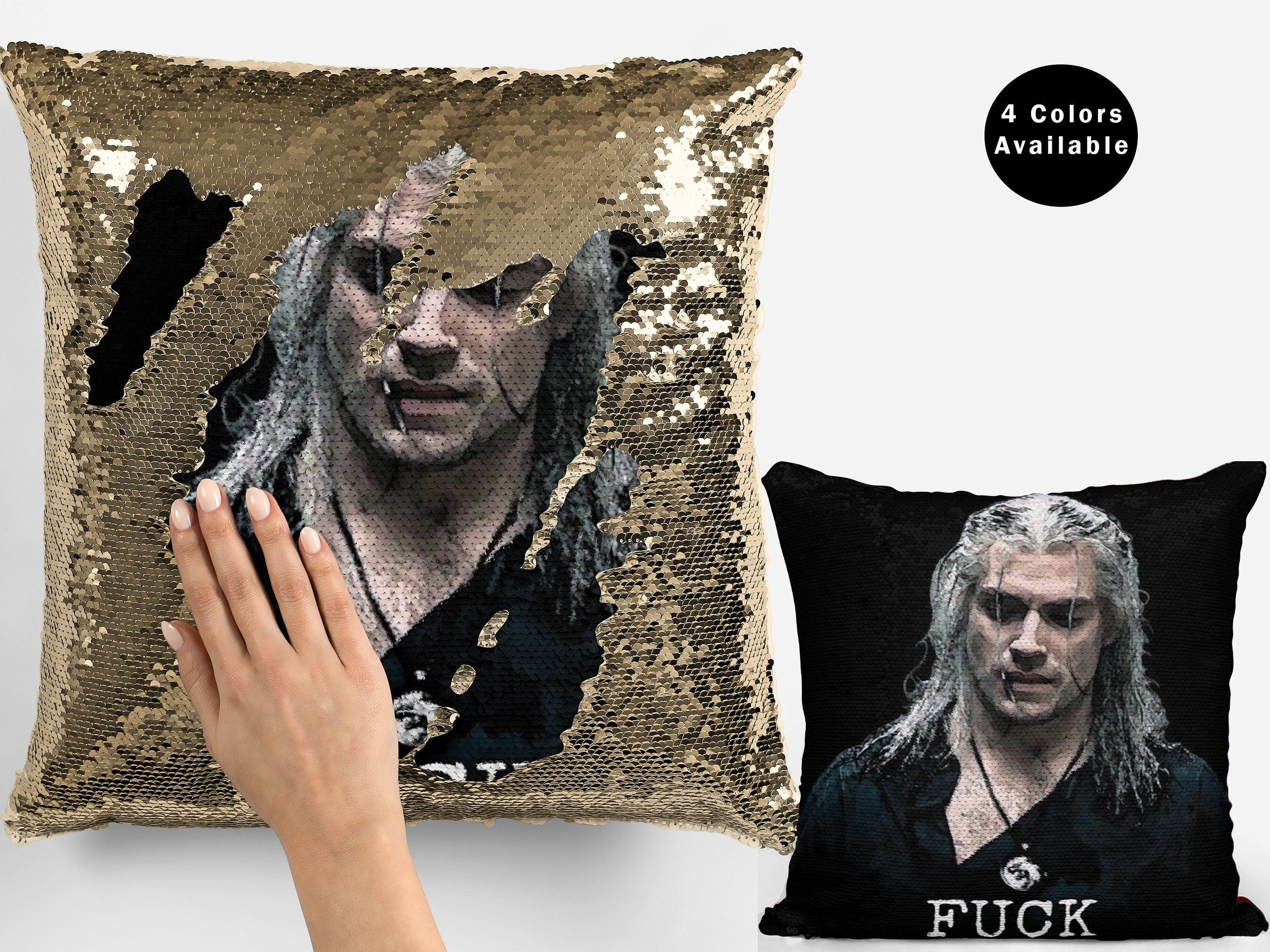 Henry Cavill Sequin Pillow Cover Henry Flip Sequin Pillowcase Henry Cavill Pillow Case Fans Gift Idea Etsy