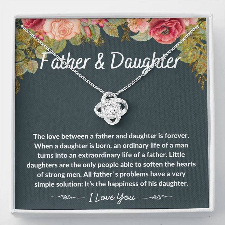 Father And Daughter Necklace Best Birthday Gift For Daughter From Dad -n403  – 2saw