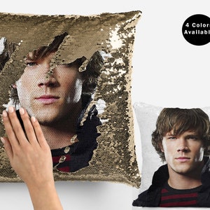 Adam Driver Jesus Sequin Pillow Case, Celebrity Pillow Cushions, Adam Driver  Meme Flip Sequin Pillowcase, Funny Adam Driver Fans Gift Idea 