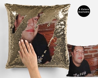 Sal Vulcano Impractical Jokers Sequin Pillow Case Celebrity - Etsy Australia