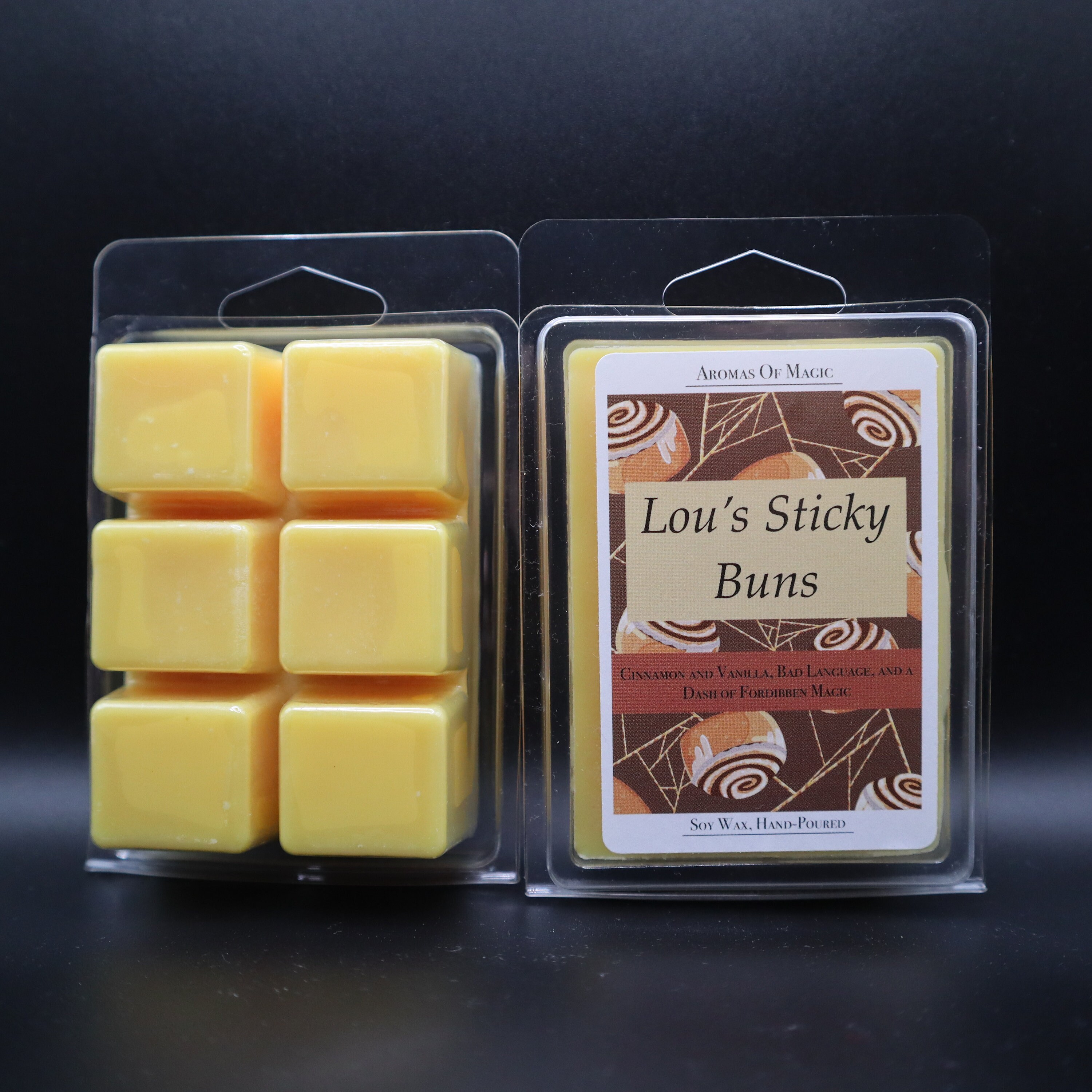 Lou's Sticky Buns | La Cire Parfumée Fond Inspirés Par Le Serpent et La Colombe Cire de Soja Coulée 